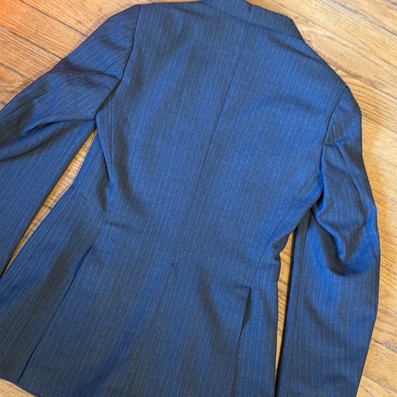 🐴🏆ENGLISH RIDING JACKET - NEW GREY PINSTRIPE🏆🐴 - Picture 9 of 11